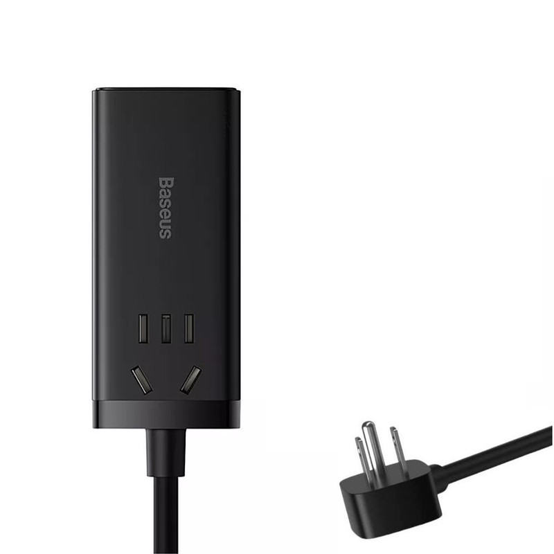 شارژر رومیزی باسئوس مدل Power Combo 65W به همراه کابل USB-C