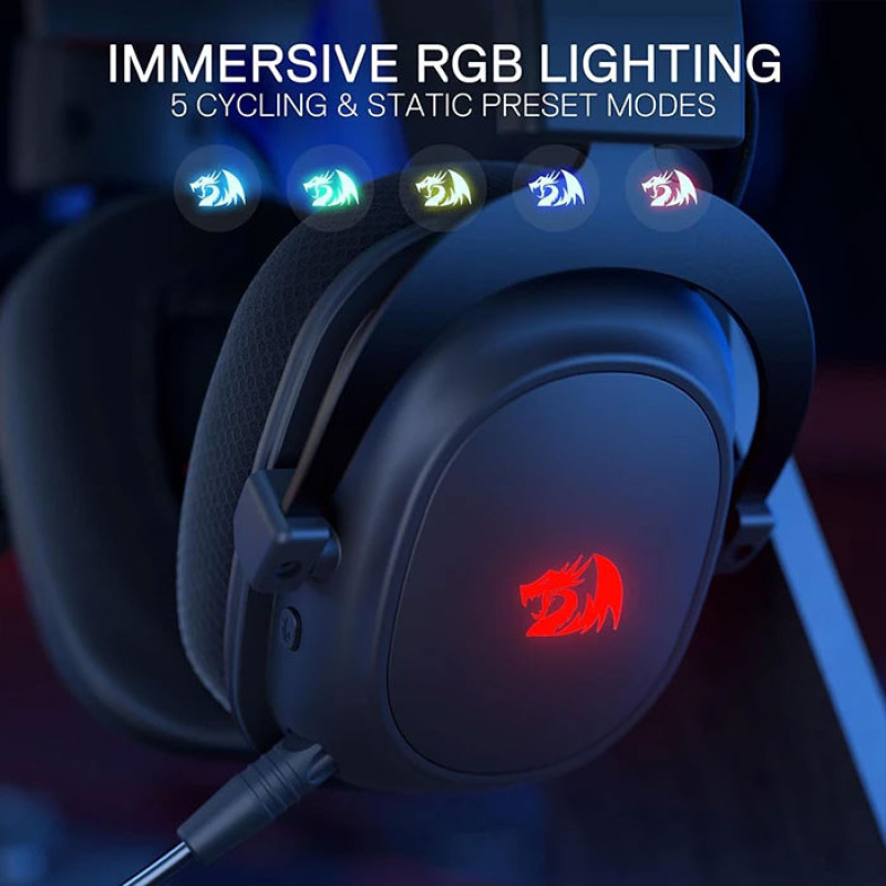 هدست گیمینگ بلوتوثی ردراگون مدل ZEUS H510 PRO RGB