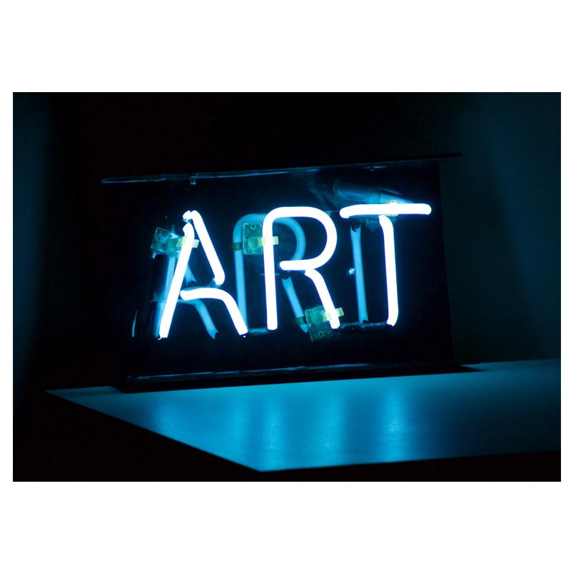 تابلو شاسی طرح نئون مدل Art کد 674
