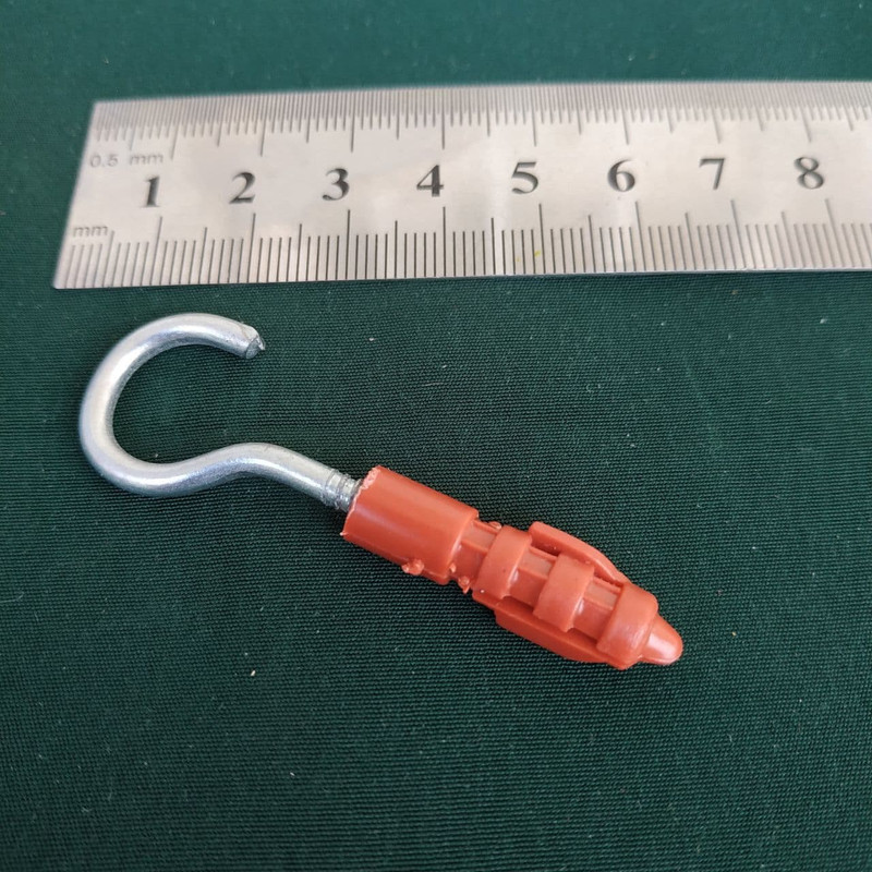 قلاب پیچ و رولپلاک کد GR 45 مجموعه 8 عددی