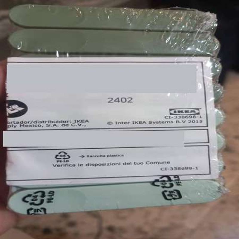 گیره لباس ایکیا مدل SLIBB مجموعه 8 عددی