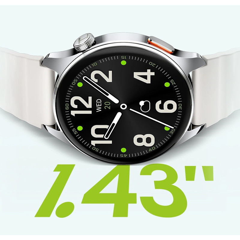 ساعت هوشمند 47 میلی‌متری هایلو مدل Watch 4S با بند سیلیکونی