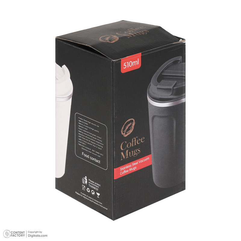 ماگ سفری مدل هوشمند Coffee 1002 گنجایش 0.51 لیتر