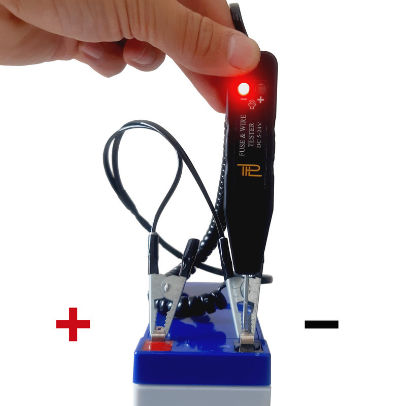 لامپ LED تست فیوز و سیم کشی خودرو و موتور سیکلت مدل YS-01