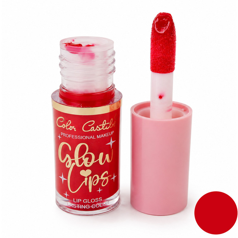 رژ لب مایع براق کالر کستل مدل Glow شماره 04