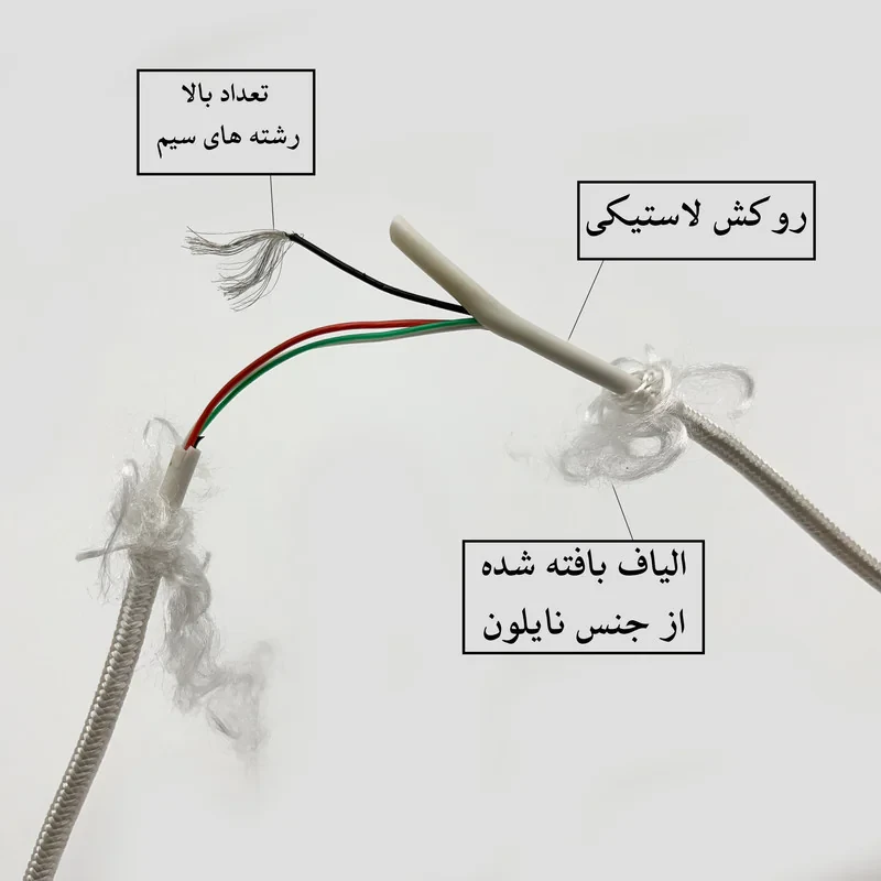 کابل تبدیل USB به USB-C بیاند مدل BUC-302 FAST CHARGE طول 2 متر