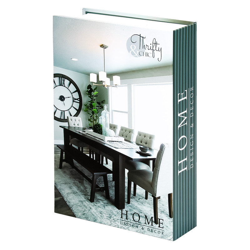 جعبه دکوری مدل کتاب دکوراتیو کد HOME DSGN 200 مجموعه دو عددی