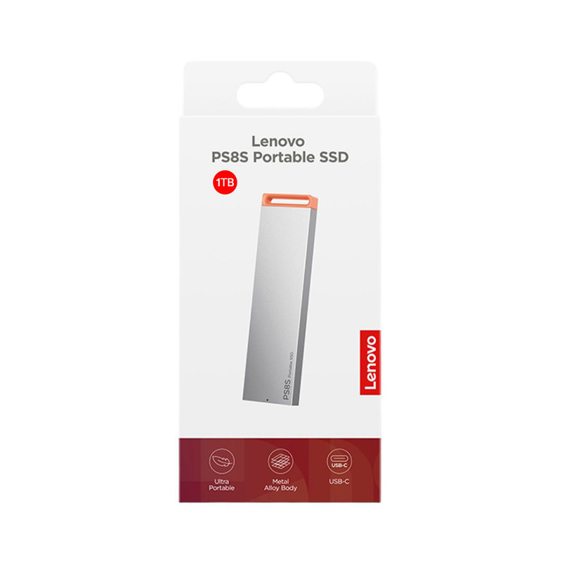 اس اس دی اکسترنال لنوو مدل PS8S ظرفیت 1 ترابایت با رابط USB 3.2 Gen2