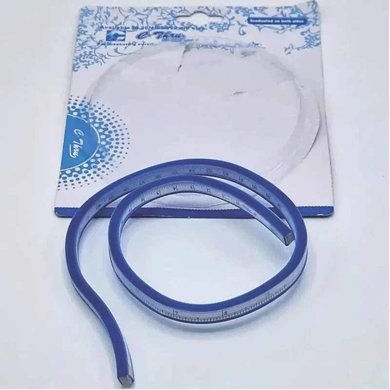 خط‌کش 60 سانتی‌متری مدل ژله ای کد 60CM