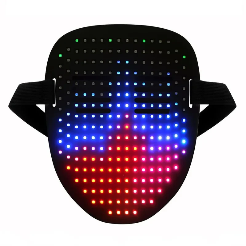 ماسک ایفای نقش مدل تمام LED پیکسلی