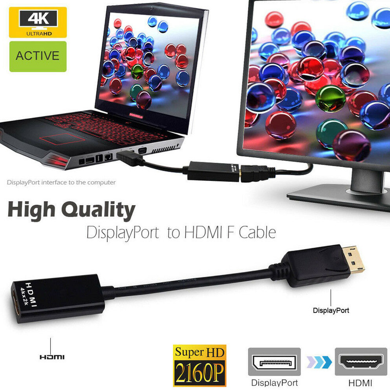 مبدل Display Port به HDMI  مدل Ultra 4K