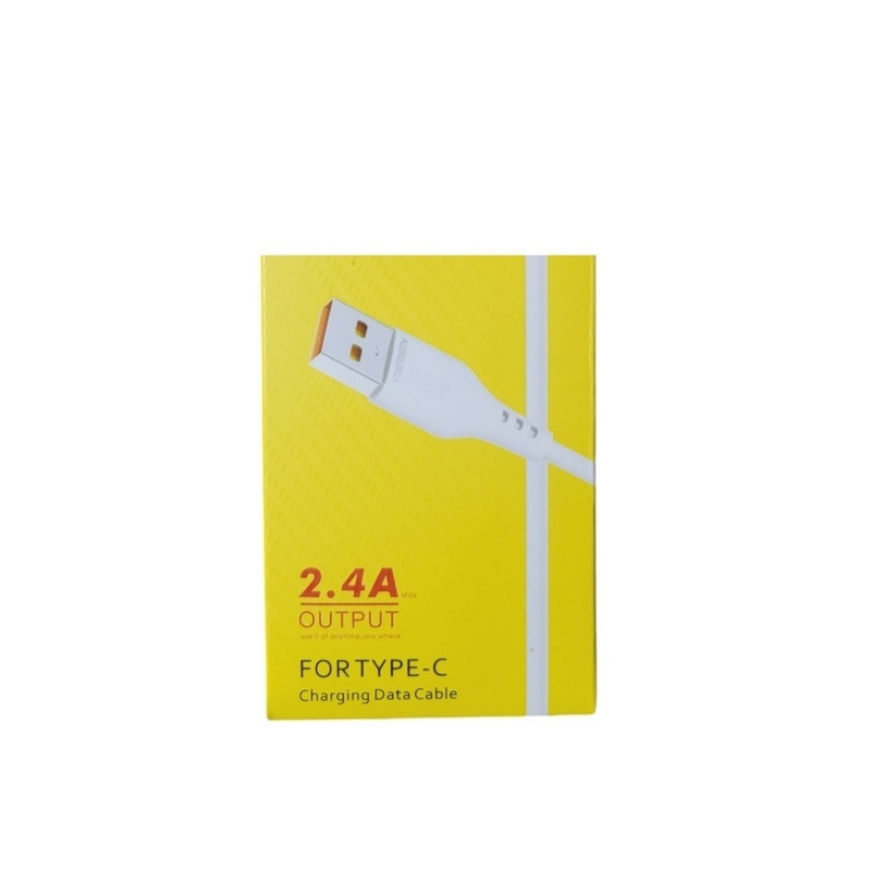کابل تبدیل USB به USB-C مدل high speed2.4A طول 1 متر
