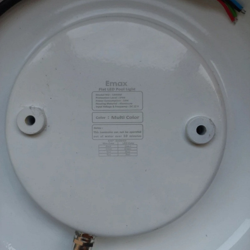 چراغ استخری توکار ایمکس مدل 12TPE