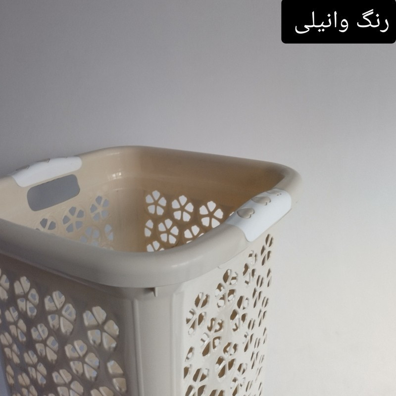 سبد رخت چرک مدل تسا طرح گل کد size 1