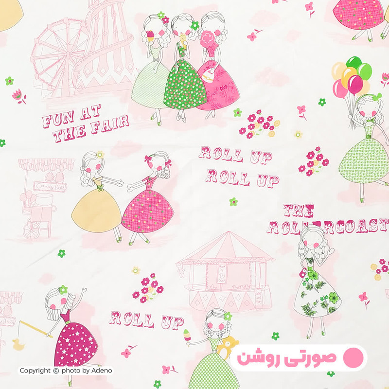 ملحفه کودک آدنو مدل Girls کد FI56 سایز 100x150 سانتی متر
