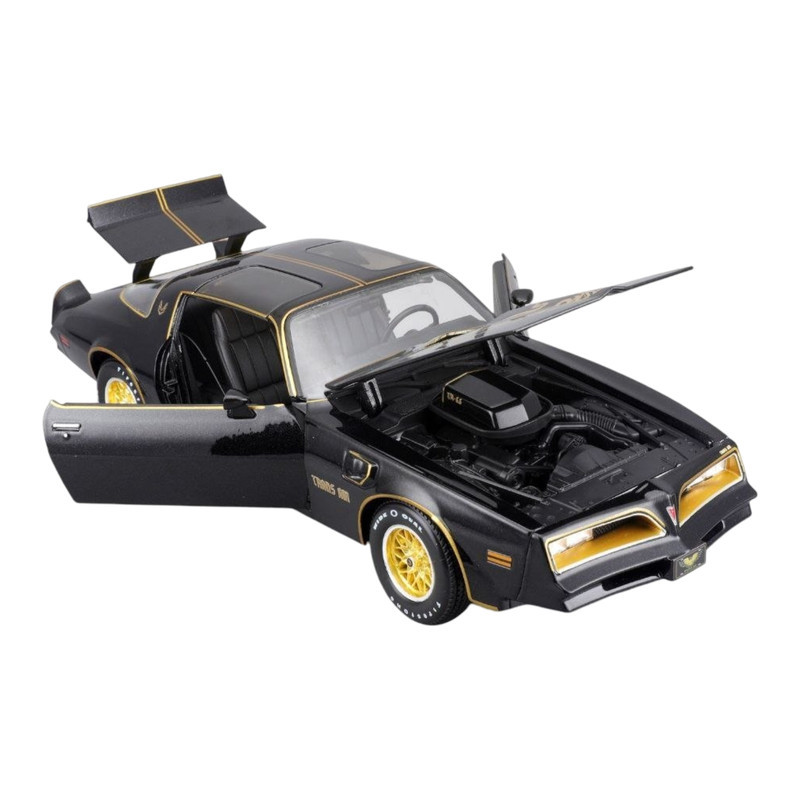ماشین بازی مایستو مدل 1978 Pontiac Firebird Trans Am فلزی غیرکنترلی مقیاس 1:18 با در بازشونده از بغل و الهام از نمونه واقعی