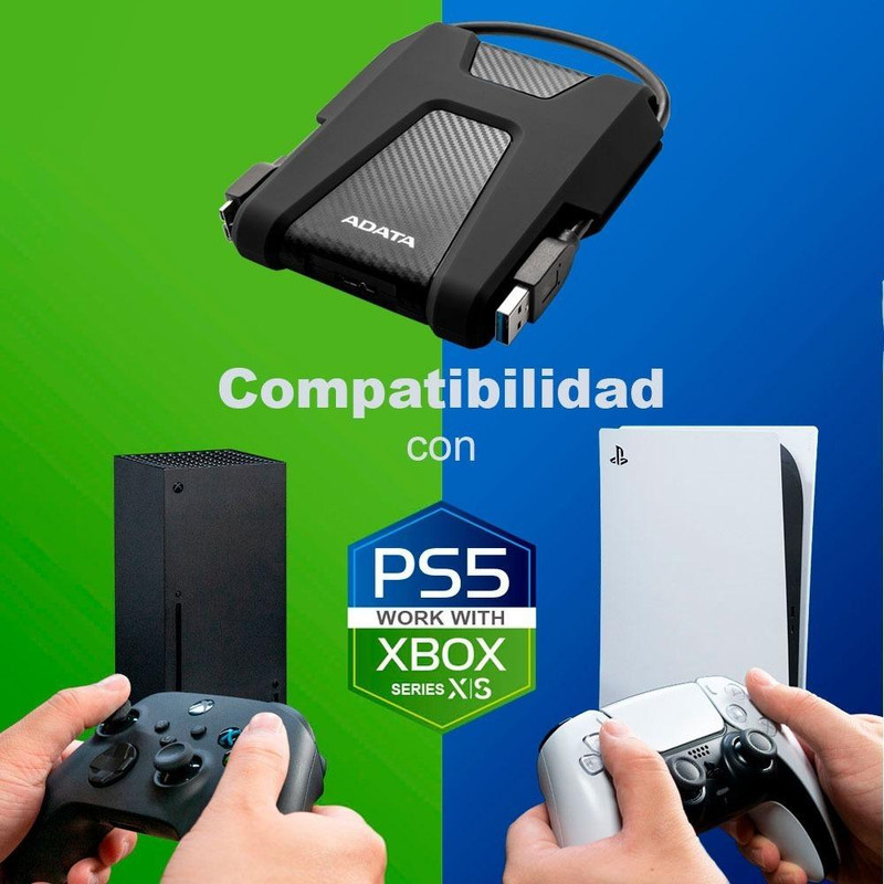 هارد اکسترنال ای دیتا مدل HD680 ظرفیت 1 ترابایت با استاندارد ارتباطی USB 3.2 Gen1