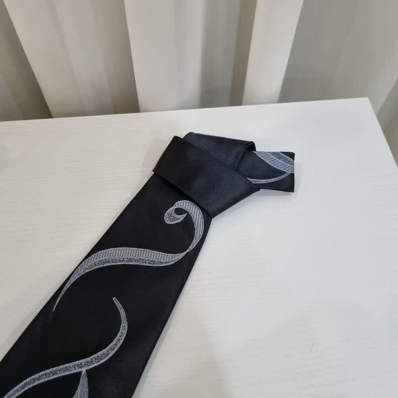 کراوات مردانه مدل BlACK OCEAN 36