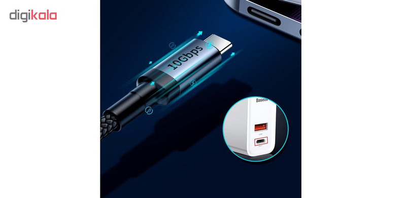 کابل تبدیل USB-C باسئوس مدل CATKLF-S طول 1 متر
