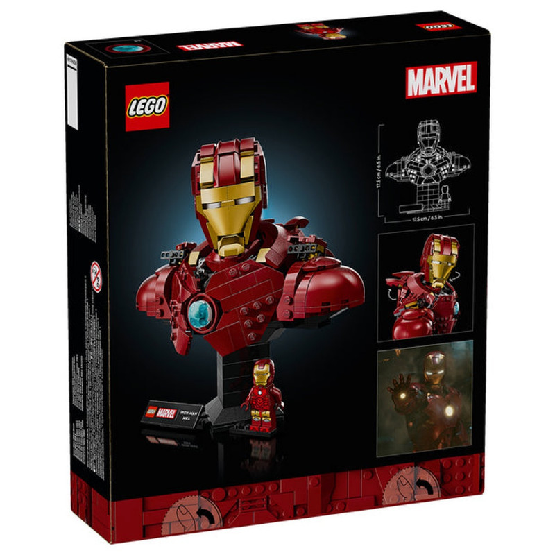 لگو سری مارول مدل Iron Man MK4 Bust کد 76327