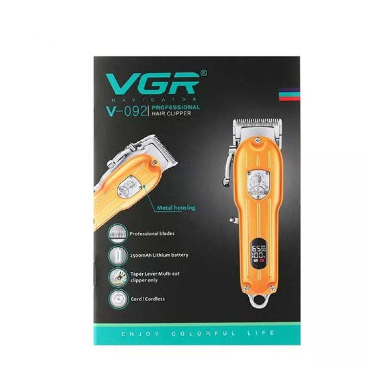 ماشین اصلاح موی سر و صورت وی جی ار مدل V092