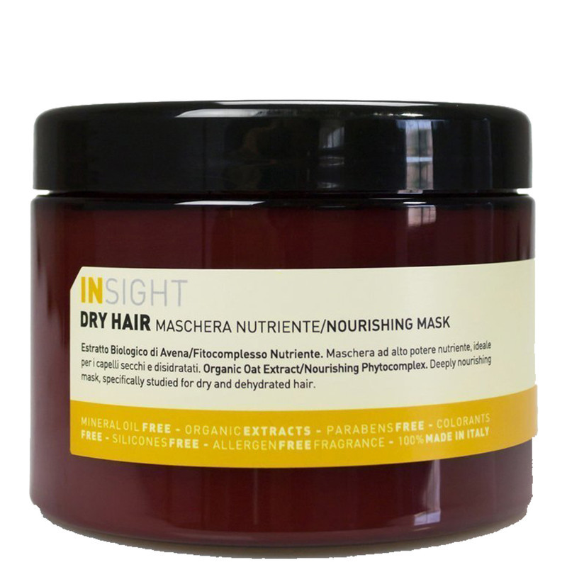 ماسک مخصوص موهای خشک اینسایت مدل DRY HAIR حجم 500 میلی لیتر