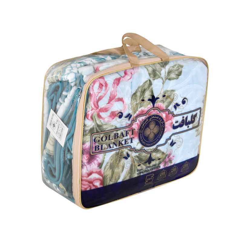 پتو گلبافت مدل برتر کد 13712 سایز 220x240 سانتی متر