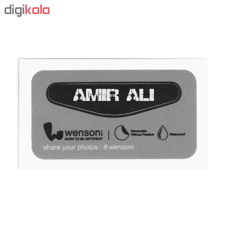برچسب لایت بار دسته پلی استیشن 4 ونسونی طرح AMIR ALI