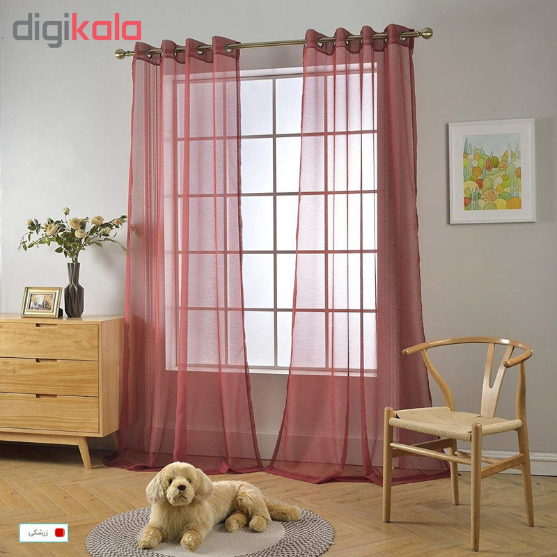پرده مدل حریر N110 سایز 280×150 سانتی متر
