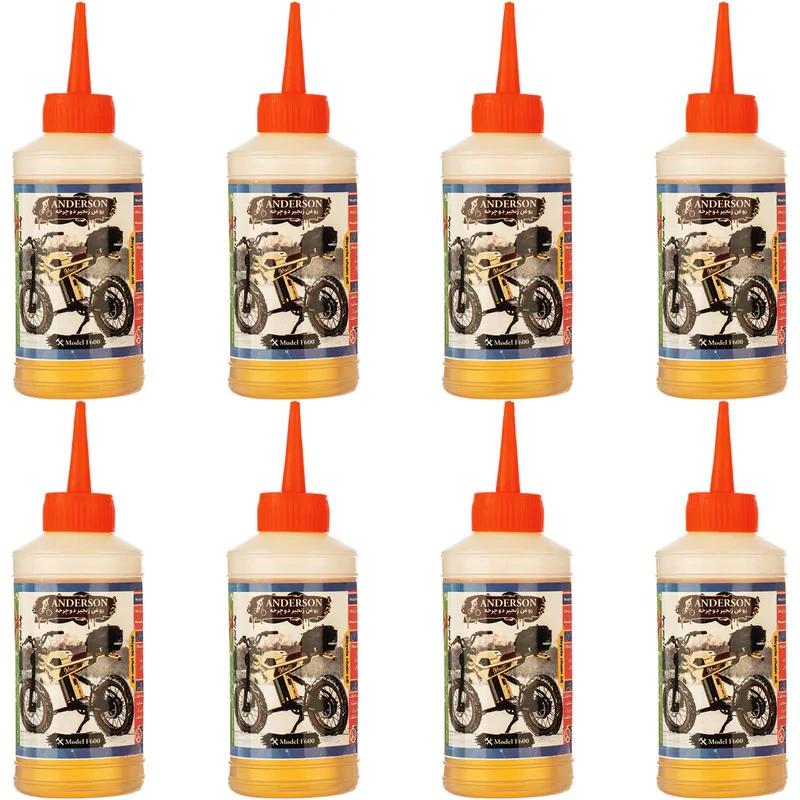 روغن زنجیر دوچرخه اندرسون مدل F600 حجم 80 میلی لیتر بسته 8 عددی