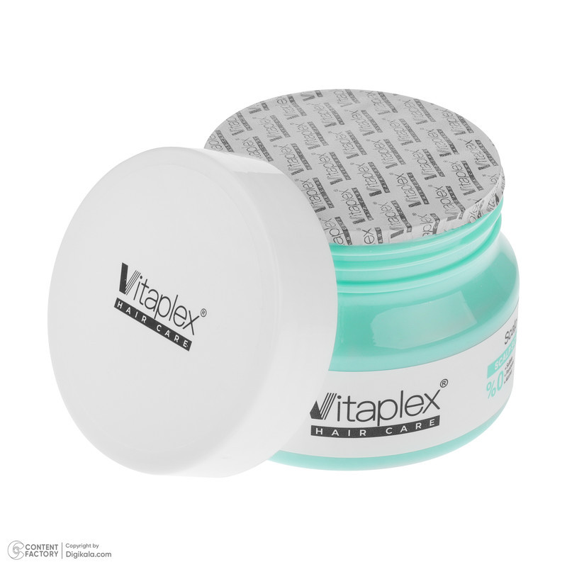 ماسک اسکراب مو ویتاپلکس مدل Scalp Care مناسب برای موهای چرب و دارای شوره وزن 295 گرم
