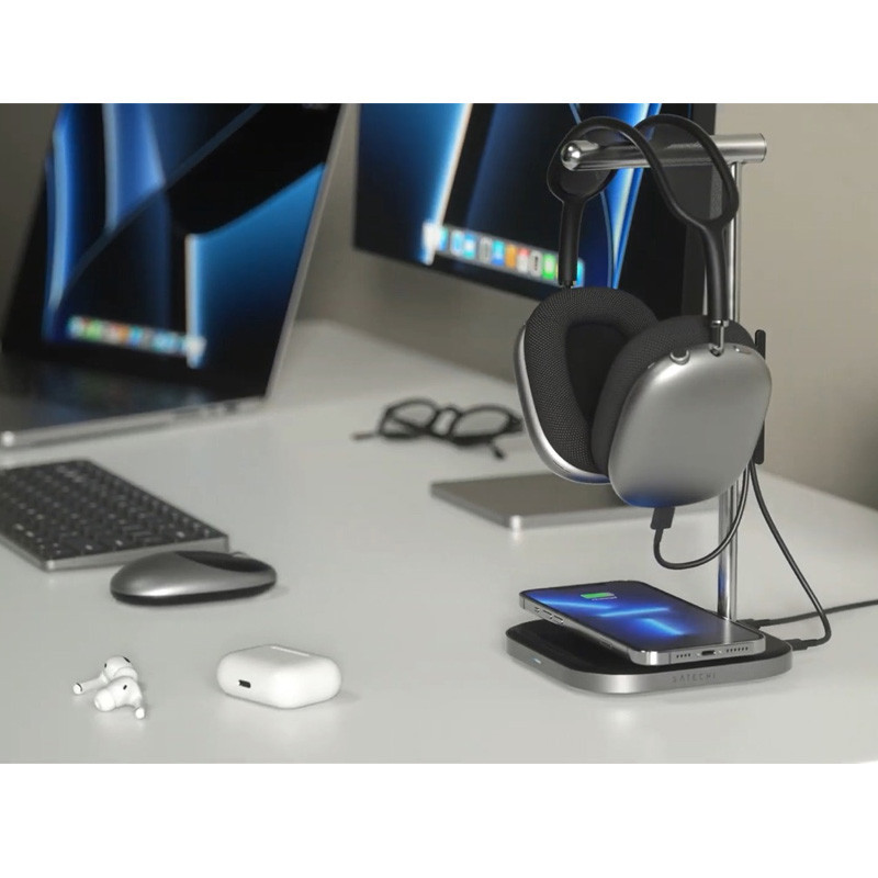 پایه نگهدارنده و شارژر بی سیم ساتچی مدل ST-UCH MAX