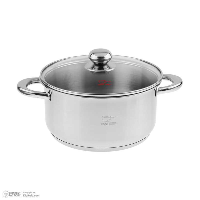 سرویس تابه و قابلمه 3 پارچه پارس استیل مدل فلزی کد 2424