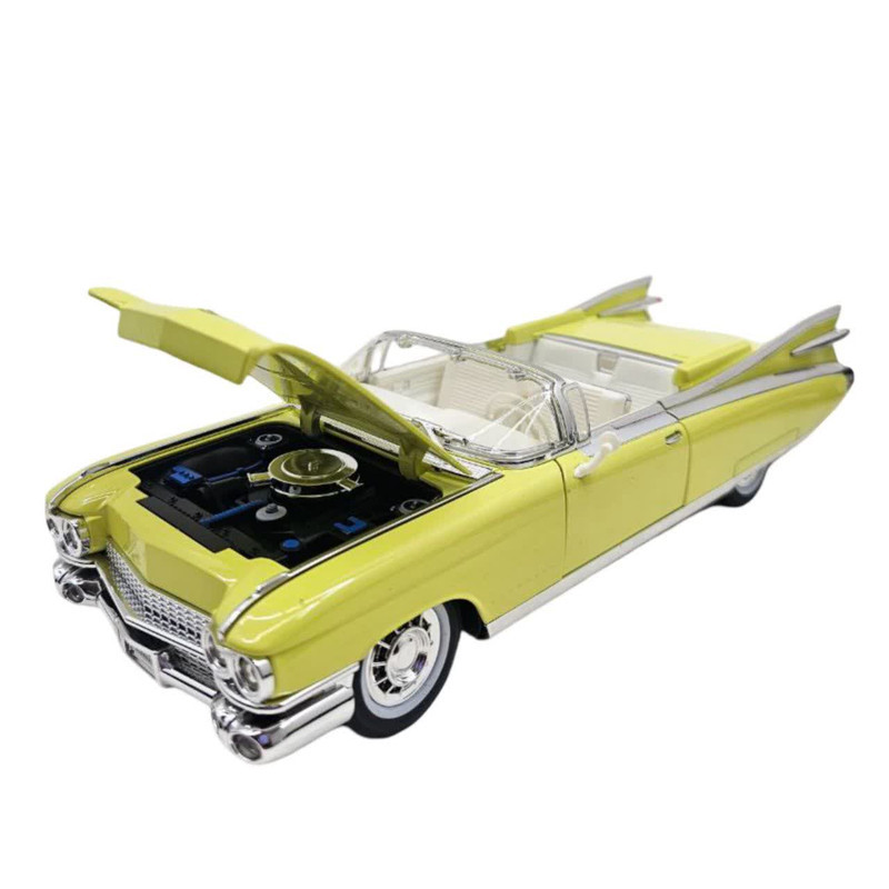 ماکت ماشین ناب سل مدل کادیلاک الدورادو کروک فلزی موزیکال چراغدار عقب کش کد Cadillac Eldorado Metal Musical Lighted Car
