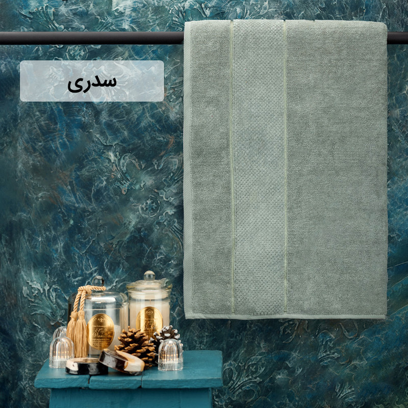 حوله حمامی هیرو طرح ماکرو سایز 100×150 سانتی متر