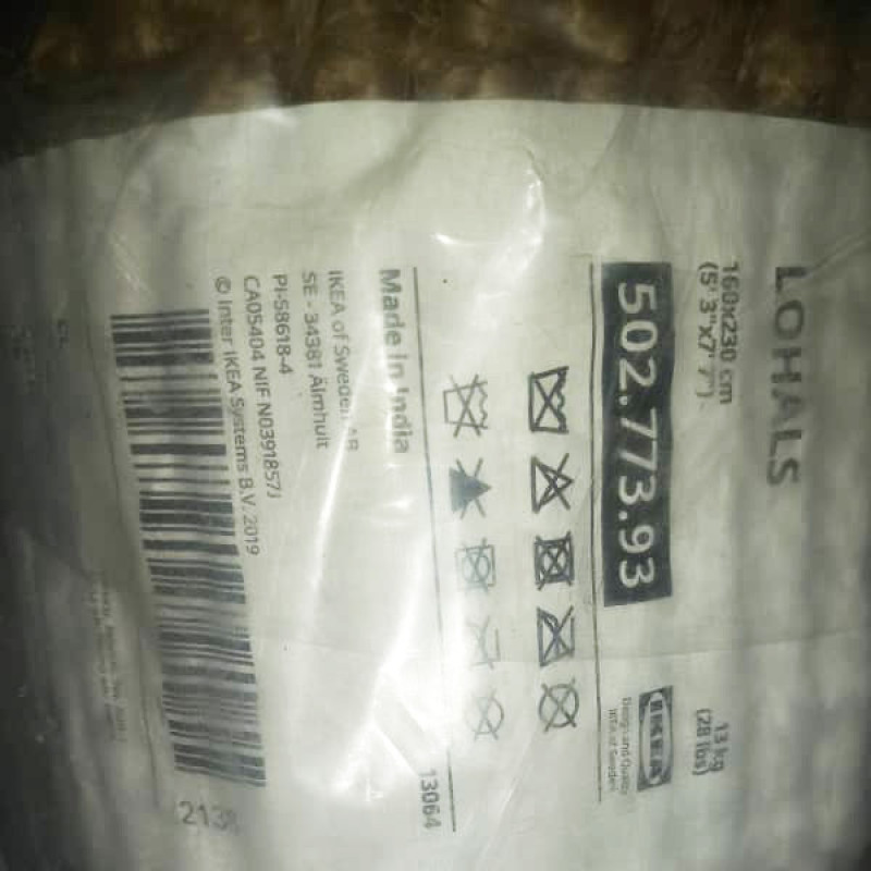 فرش ماشینی ایکیا مدل LOHALS-502