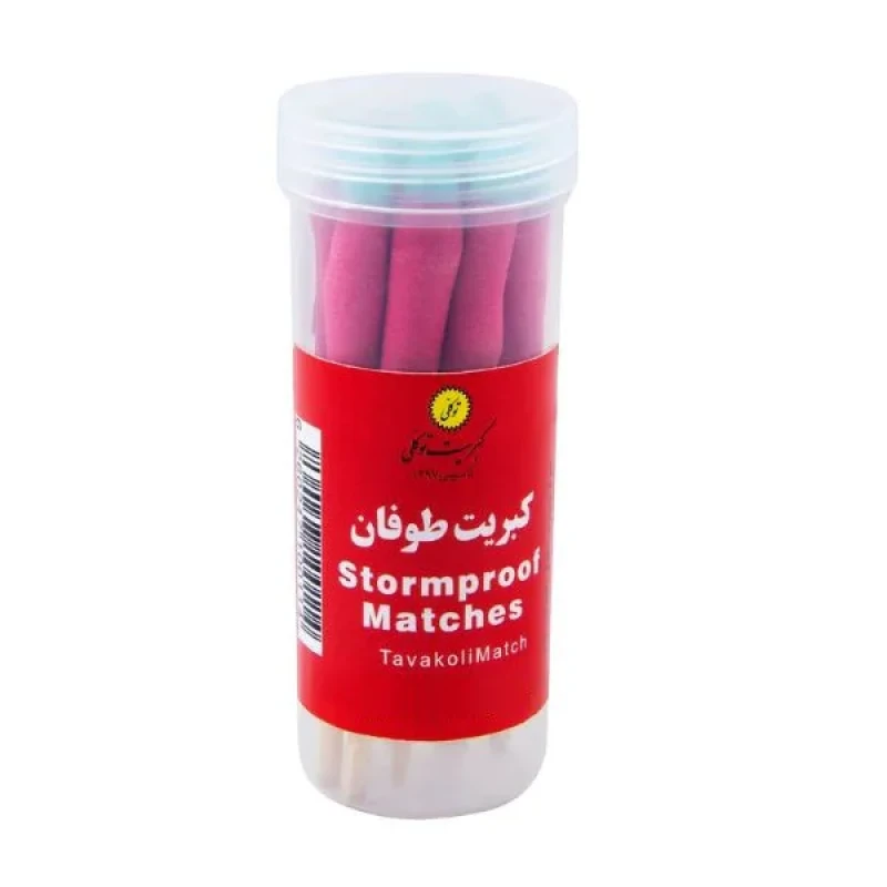 کبریت توکلی مدل طوفان کد EH1000084 بسته 17 عددی