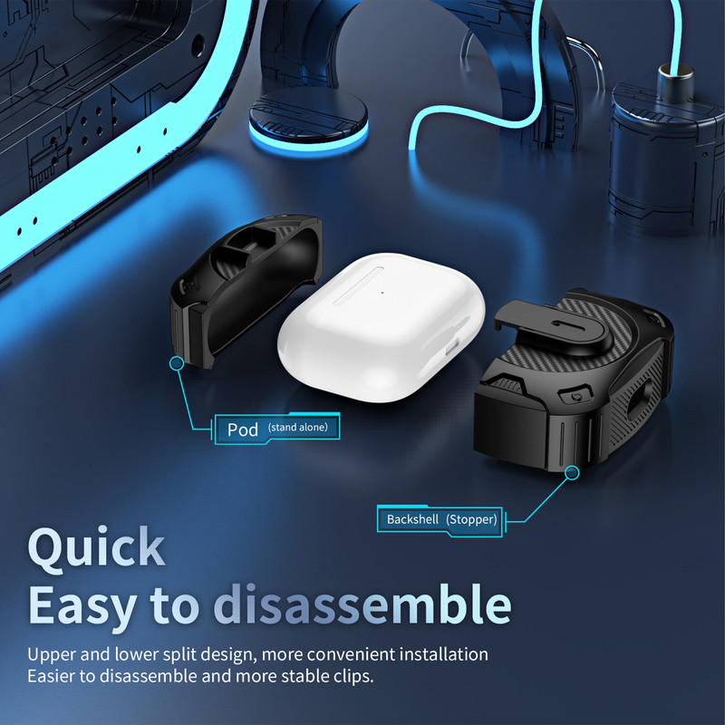 کاور سامورایی مدل Quad-31 مناسب برای کیس اپل ایرپاد Airpods 4