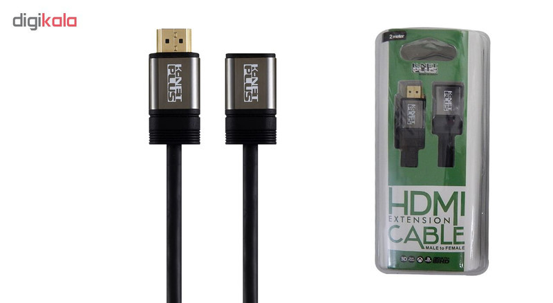 کابل افزایش طول HDMI کی نت پلاس مدلKP-HC178 طول 2 متر