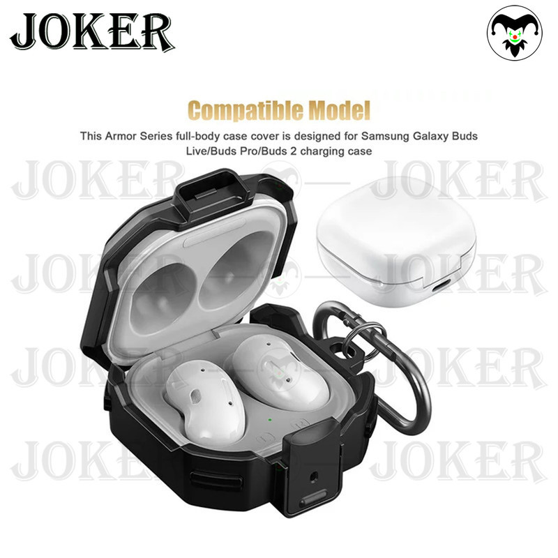 کاور جوکر مدل Eggshell-JK مناسب برای کیس سامسونگ Galaxy Buds 2  Buds Pro  Buds Live  Buds 2 Pro