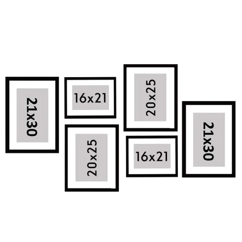 قاب عکس بکلیت مدل پاسپارتو 215-41 مجموعه 6 عددی