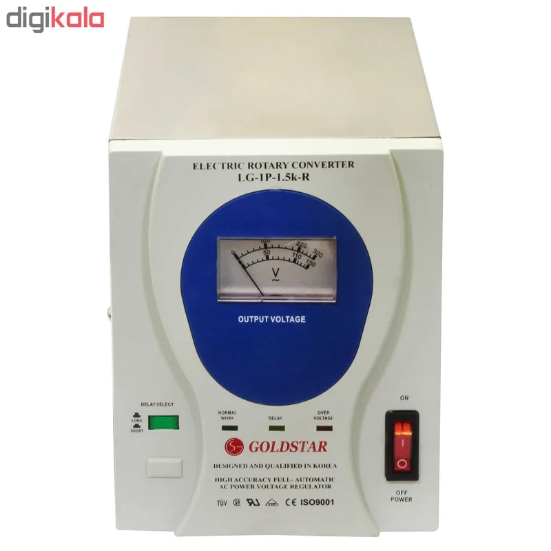 استابلایزر گلداستار مدل LG-1P-1.5K-R ظرفیت 1500VA