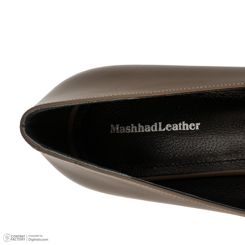 کفش پاشنه‌دار زنانه چرم مشهد مدل J2784-053-37