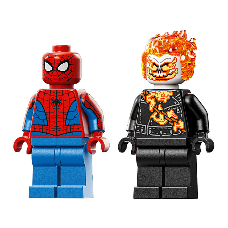 لگو 72 تکه سری Marvel مدل Spider-Man vs. Ghost Rider Motorcycle کد 76335