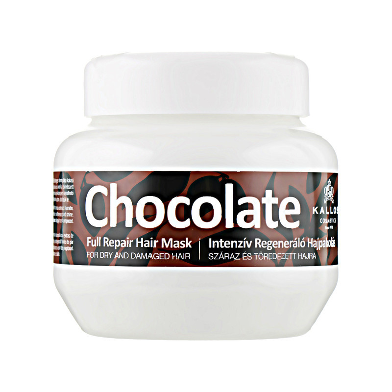 ماسک مو ترمیم کننده کالوس مدل CHOCOLATE مناسب برای مو سازگار با موهای خشک، آسیب دیده حجم 275 میلی لیتر