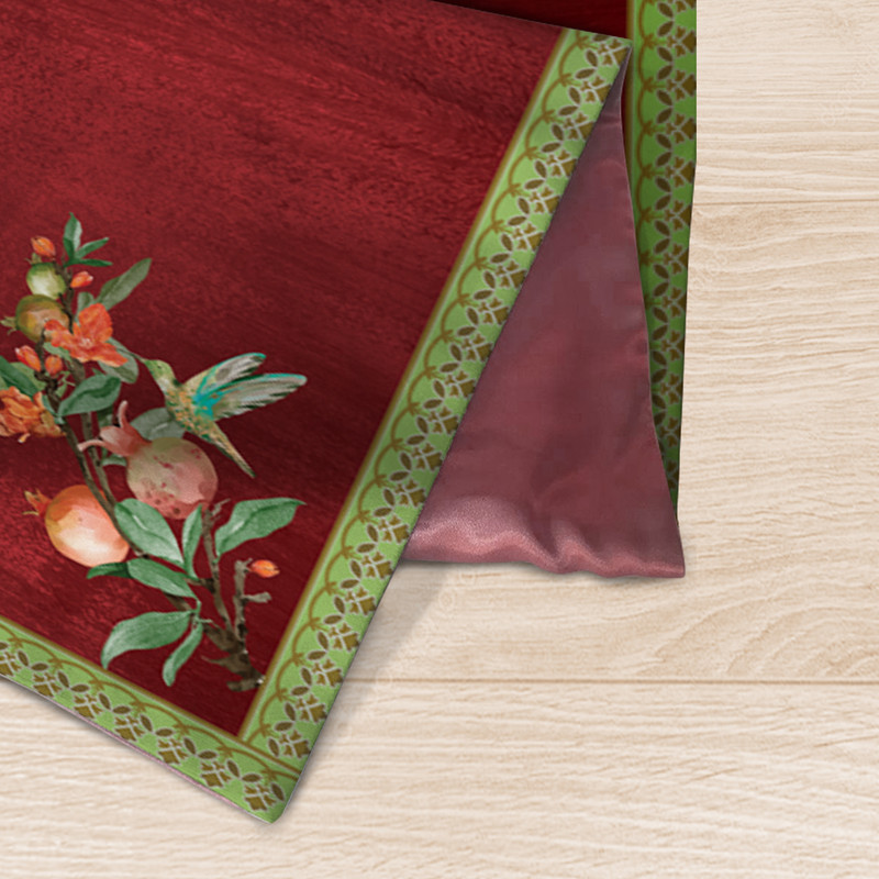 رومیزی مدل انارگل طرح سنتی کد TDy-903-D