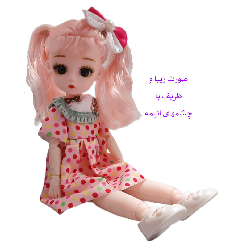 عروسک مدل تمام مفصلی طرح انیمه ارتفاع 30 سانتی متر