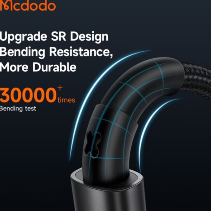 کابل تبدیل usb-c به لایتنینگ مک دودو مدل ca-285 36w طول 1.2 متر