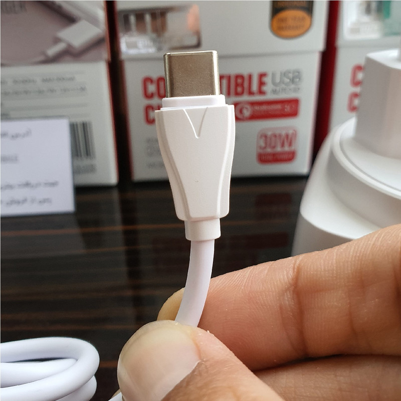 شارژر دیواری الدینیو  مدل A2405Q به همراه کابل تبدیل USB-C