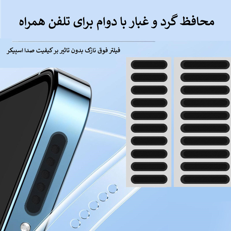 برچسب محافظ اسپیکر کد jch1206 بسته سه عددی